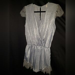 Sage brand Romper Baby Blue